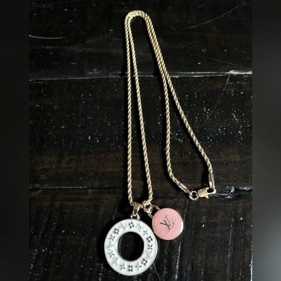 Authentic Louis Vuitton Two Charm Necklace - Picture 2 of 3